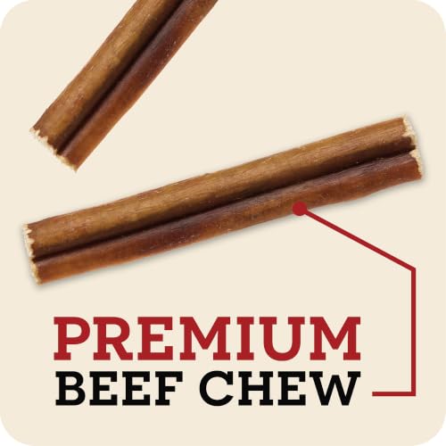 Redbarn Pet Products All Natural 5"-8" Bully Sticks for Small & Large Dogs - Healthy Long Las (8 oz)