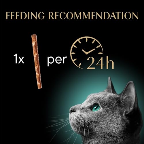 Sheba Meaty Tender Sticks Cat Treats, Chicken, Salmon, & Tuna, 70 Count (7 oz)