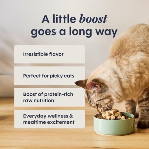 Instinct Raw Boost Mixers Freeze Dried Raw Cat Food Topper, Grain Free Cat Food T