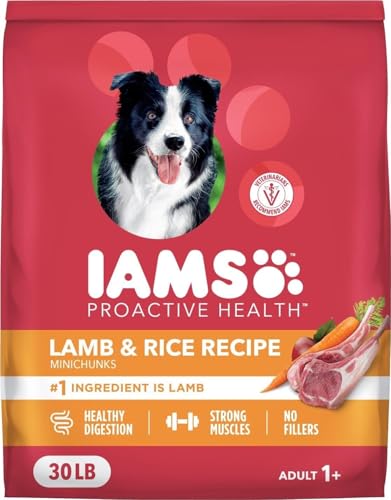 IAMS Proactive Health Minichunks Dry Dog Food, Lamb & Rice
