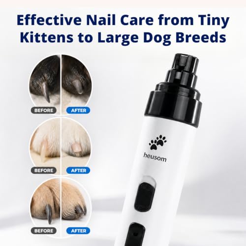 Heusom Silent Groom Pro Pet Nail Grinder