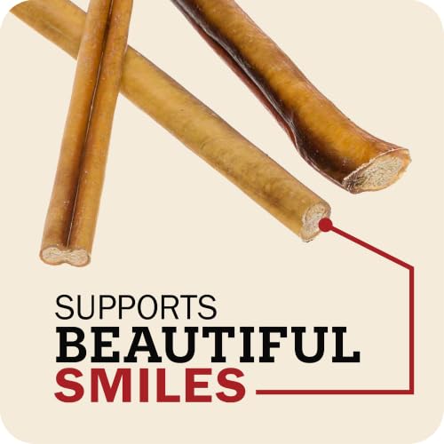 Redbarn Pet Products All Natural 5"-8" Bully Sticks for Small & Large Dogs - Healthy Long Las (8 oz)