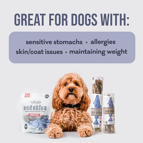 Polkadog Cod Skins for Dogs ( (4.7 oz)