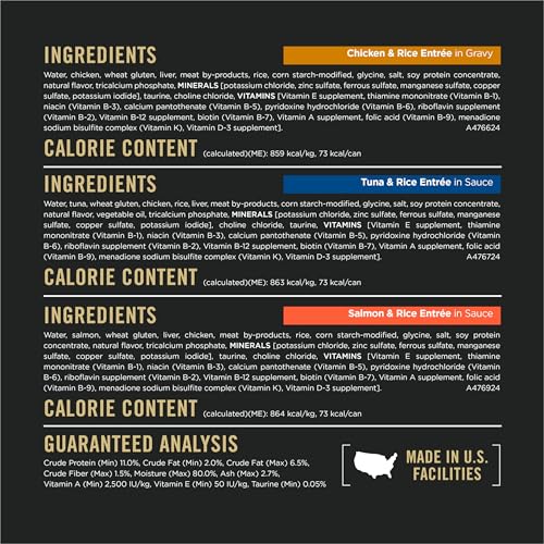 Purina Pro Plan Adult Weight Management Variety Pack Entrees in Gravy Wet Cat Food