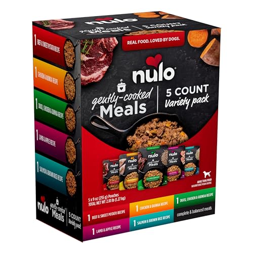 Nulo Gently Cooked Meals Variety Pack Shelf Stable Fresh Dog Food