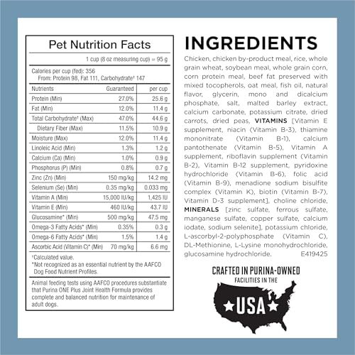 Purina ONE Plus Joint Health Dry Dog Food, Chicken
