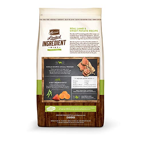Merrick Limited Ingredient Diet Grain Free Dry Dog Food, Premium and Healthy Kib