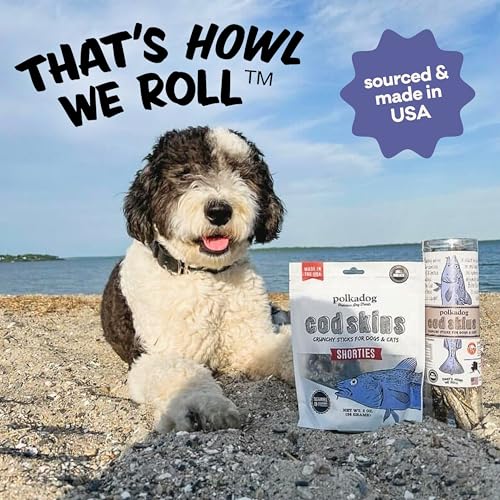 Polkadog Cod Skins for Dogs ( (4.7 oz)