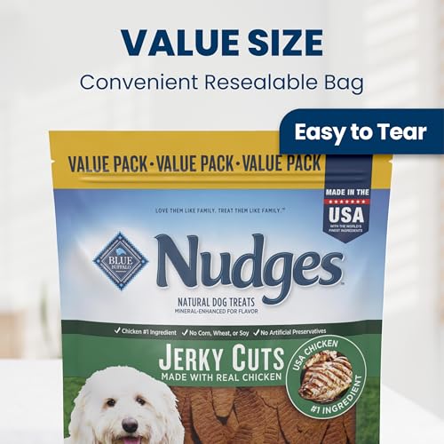 Blue Buffalo Nudges Jerky Cuts Chicken Dog Treats (36 oz)