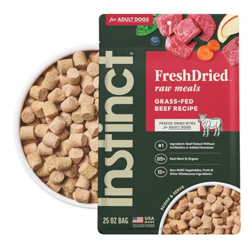 Instinct Freeze Dried Raw Meals Grain Free Dog Food, Dry, Freeze Dried, Raw, Beef