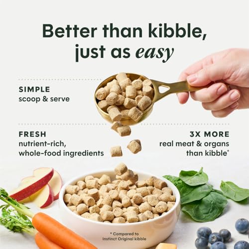 Instinct Freeze Dried Raw Meals Grain Free Dog Food, Dry, Freeze Dried, Raw, Beef