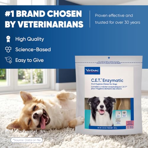 Virbac C.E.T. Enzymatic Chews Medium