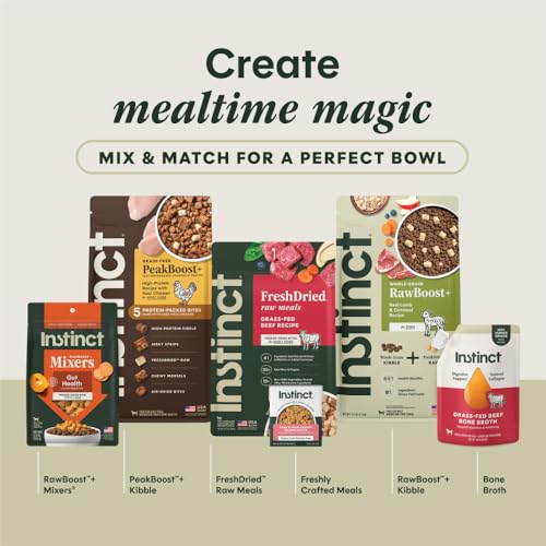 Instinct Freeze Dried Raw Meals Grain Free Dog Food, Dry, Freeze Dried, Raw, Beef