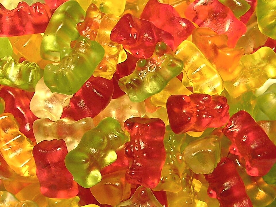 Assorted candy and gummies