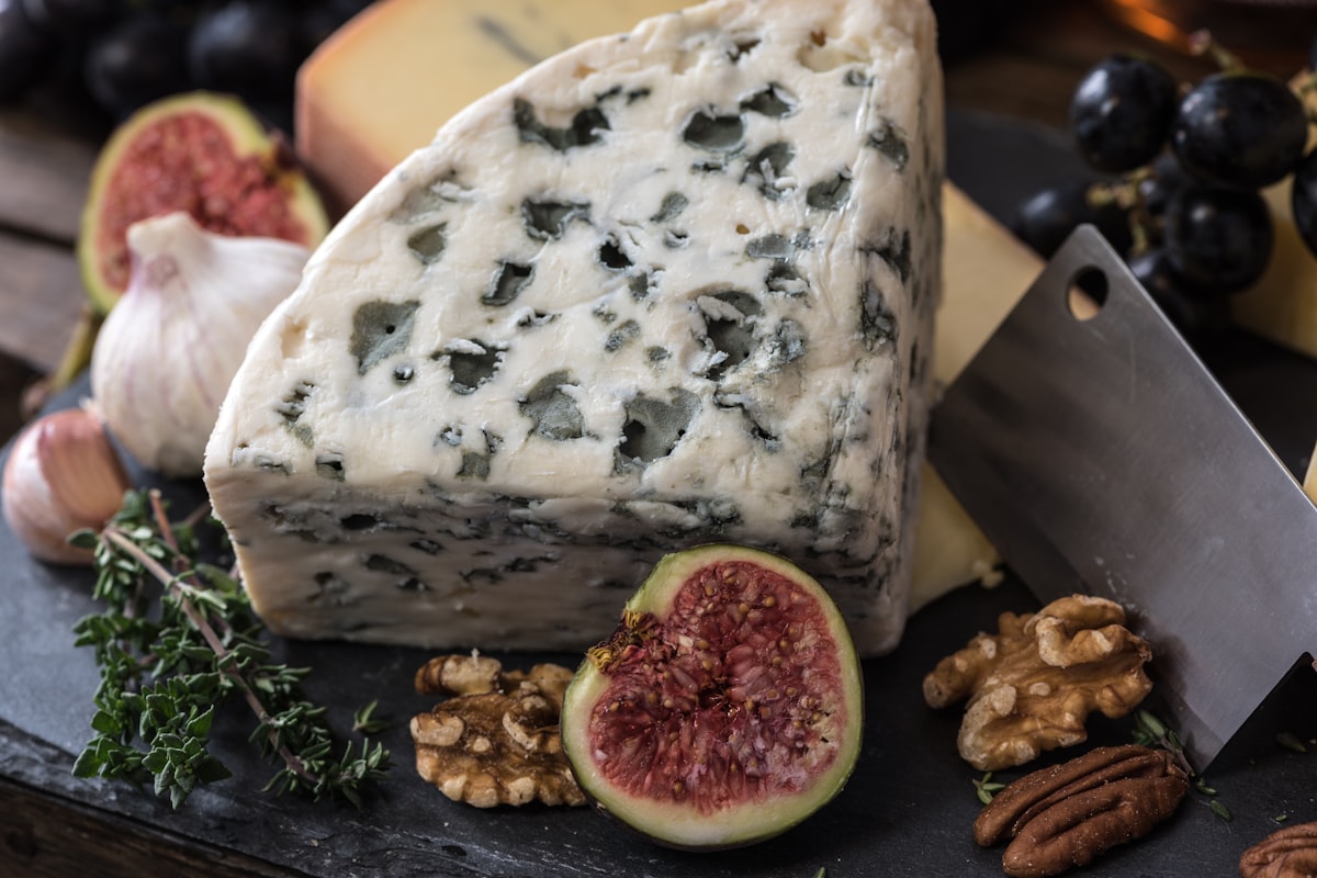 Small cubes of plain mild cheese