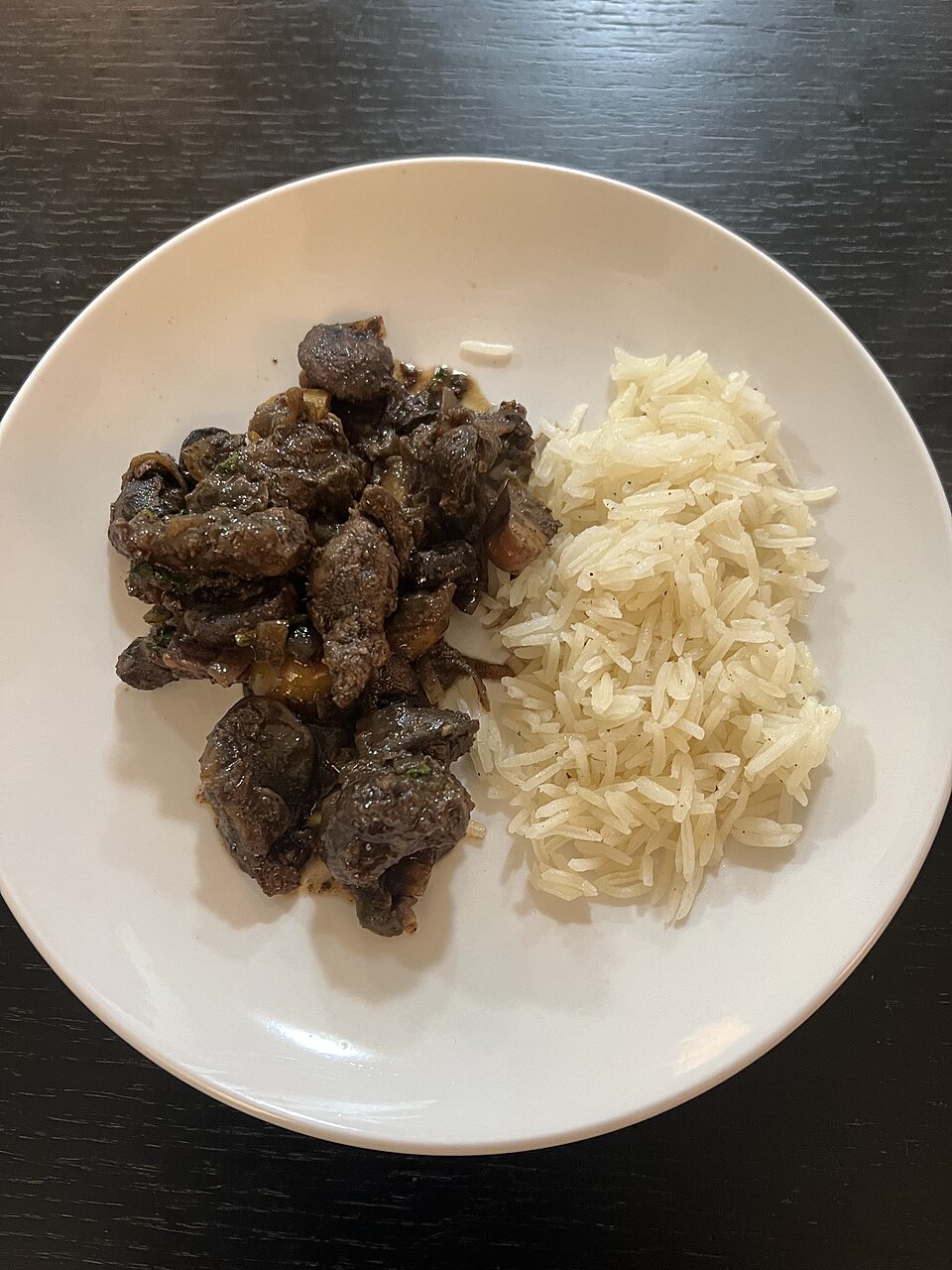 Cooked chicken livers