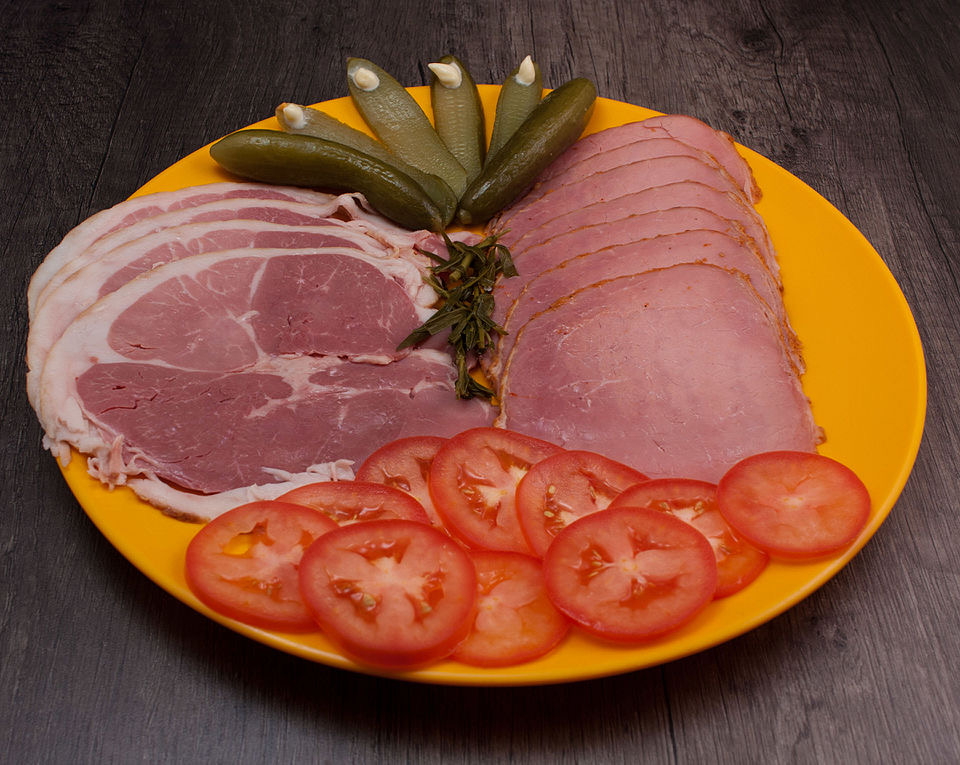 Assorted deli cold cuts