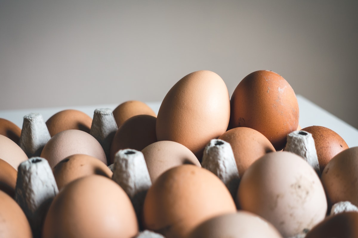Clean finely crushed egg shells