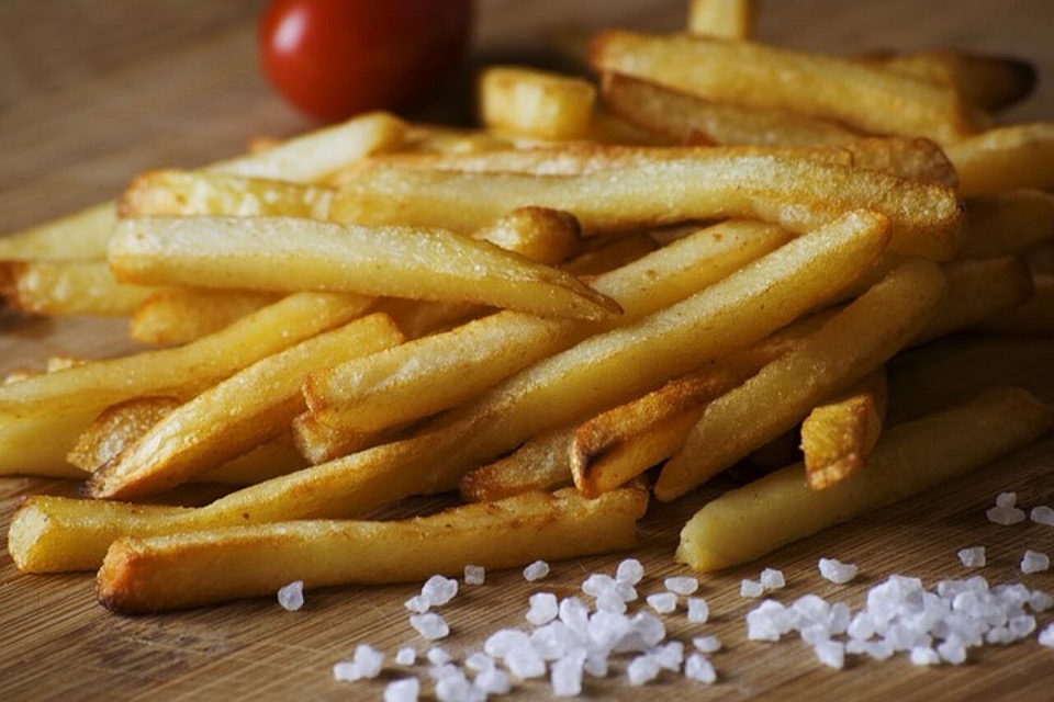 Salty fried French fries
