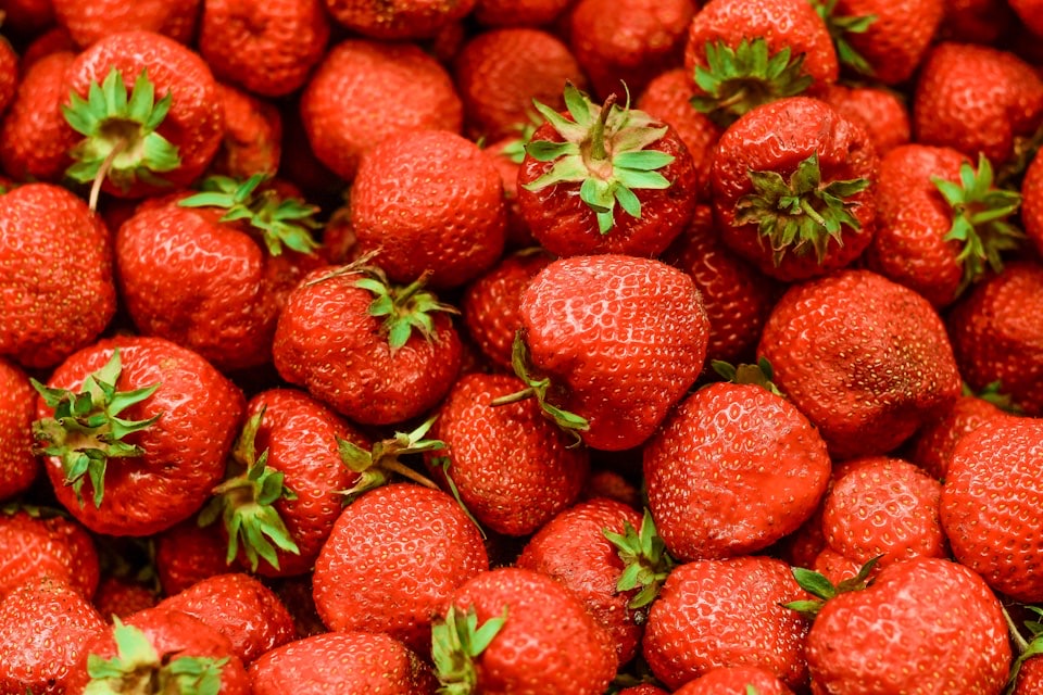Assorted fresh fruit pieces