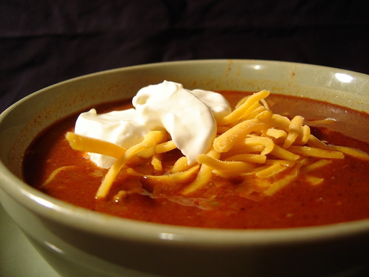Spoonful of sour cream